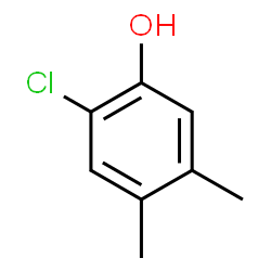 ChemSpider 2D Image | 2-CHLORO-4,5-DIMETHYLPHENOL | C8H9ClO