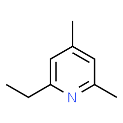 ChemSpider 2D Image | 2-Ethyl-4,6-dimethylpyridine | C9H13N