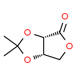 ChemSpider 2D Image | (3aS,6aS)-2,2-Dimethyldihydrofuro[3,4-d][1,3]dioxol-4(3aH)-one | C7H10O4