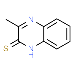 ChemSpider 2D Image | 3-methylquinoxaline-2-thiol | C9H8N2S