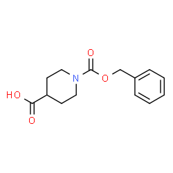 ChemSpider 2D Image | 1-((benzyloxy)carbonyl)piperidine-4-carboxylic acid | C14H17NO4