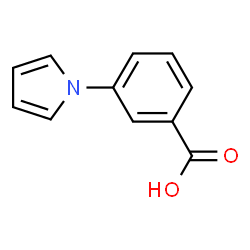 ChemSpider 2D Image | 3-Pyrrol-1-yl-benzoic acid | C11H9NO2