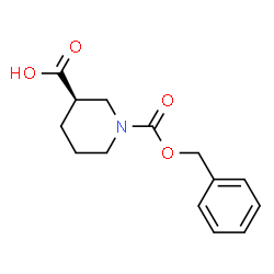 ChemSpider 2D Image | D-1-Cbz-Nipecotic acid | C14H17NO4