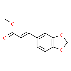 ChemSpider 2D Image | Methyl (2E)-3-(1,3-benzodioxol-5-yl)acrylate | C11H10O4