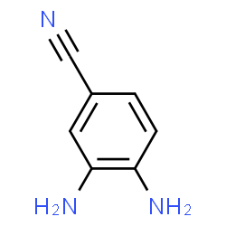 ChemSpider 2D Image | 3,4-Diaminobenzonitrile | C7H7N3