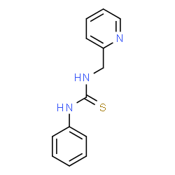 ChemSpider 2D Image | N-phenyl-N'-(2-pyridylmethyl)thiourea | C13H13N3S