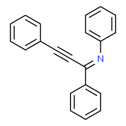 ChemSpider 2D Image | (1Z)-N,1,3-Triphenyl-2-propyn-1-imine | C21H15N
