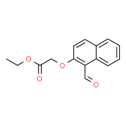 ChemSpider 2D Image | Ethyl [(1-formyl-2-naphthyl)oxy]acetate | C15H14O4