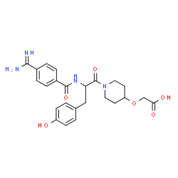 ChemSpider 2D Image | lamifiban | C24H28N4O6