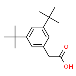ChemSpider 2D Image | (3,5-Di-tert-butylphenyl)acetic acid | C16H24O2