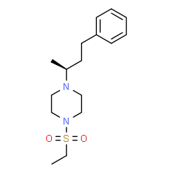 ChemSpider 2D Image | 1-(Ethylsulfonyl)-4-[(2S)-4-phenyl-2-butanyl]piperazine | C16H26N2O2S