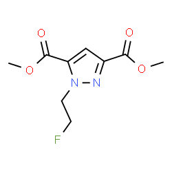 ChemSpider 2D Image | 3,5-dimethyl 1-(2-fluoroethyl)pyrazole-3,5-dicarboxylate | C9H11FN2O4