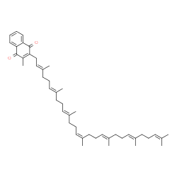 ChemSpider 2D Image | Menaquinone-7, (14Z)- | C46H64O2