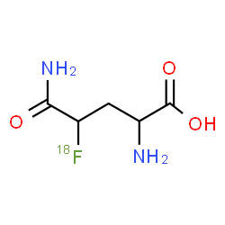 ChemSpider 2D Image | 4-(~18~F)Fluoroglutamine | C5H918FN2O3