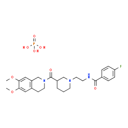 ChemSpider 2D Image | YM-758 MONOPHOSPHATE | C26H35FN3O8P