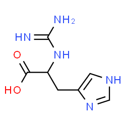 ChemSpider 2D Image | N-Carbamimidoylhistidine | C7H11N5O2