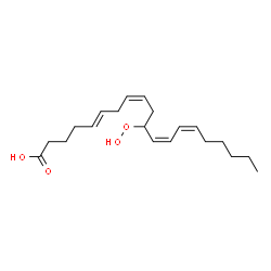 ChemSpider 2D Image | (5E,8Z,12Z,14Z)-11-Hydroperoxy-5,8,12,14-icosatetraenoic acid | C20H32O4