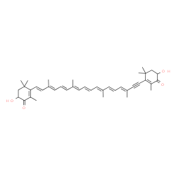 ChemSpider 2D Image | 7,8-Didehydroastaxanthin | C40H50O4