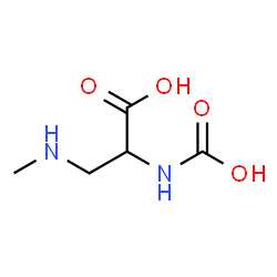 ChemSpider 2D Image | N-Carboxy-3-(methylamino)alanine | C5H10N2O4