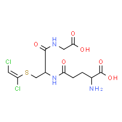 ChemSpider 2D Image | gamma-Glutamyl-S-[(E)-1,2-dichlorovinyl]cysteinylglycine | C12H17Cl2N3O6S