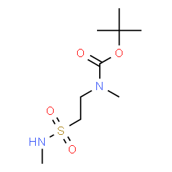 ChemSpider 2D Image | 2-Methyl-2-propanyl methyl[2-(methylsulfamoyl)ethyl]carbamate | C9H20N2O4S