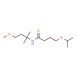 ChemSpider 2D Image | 4-Isopropoxy-N-(4-methoxy-2-methyl-2-butanyl)butanamide | C13H27NO3