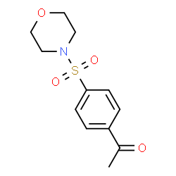 ChemSpider 2D Image | 1-(4-(4-MORPHOLINYLSULFONYL)PHENYL)ETHANONE | C12H15NO4S