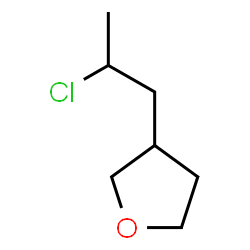 ChemSpider 2D Image | 3-(2-chloropropyl)oxolane | C7H13ClO