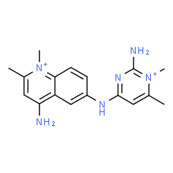 ChemSpider 2D Image | quinapyramine | C17H22N6