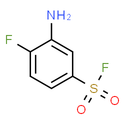 ChemSpider 2D Image | 3-Amino-4-fluorobenzenesulfonyl fluoride | C6H5F2NO2S