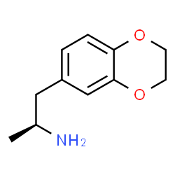 ChemSpider 2D Image | (2S)-1-(2,3-Dihydro-1,4-benzodioxin-6-yl)-2-propanamine | C11H15NO2
