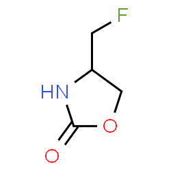 ChemSpider 2D Image | 4-(Fluoromethyl)-1,3-oxazolidin-2-one | C4H6FNO2