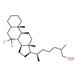ChemSpider 2D Image | 7,7-Difluorocholestan-26-ol | C27H46F2O