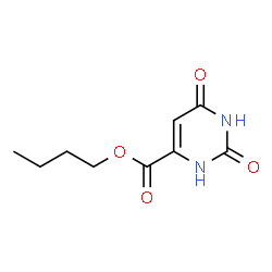 ChemSpider 2D Image | Orotic Acid, Butyl Ester | C9H12N2O4