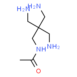 ChemSpider 2D Image | N-[3-Amino-2,2-bis(aminomethyl)propyl]acetamide | C7H18N4O