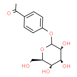 ChemSpider 2D Image | 4-Acetylphenyl D-glucopyranoside | C14H18O7