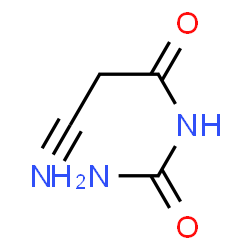 ChemSpider 2D Image | Cyanoacetylurea | C4H5N3O2