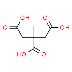 ChemSpider 2D Image | 2-Methyl-1,2,3-propanetricarboxylic acid | C7H10O6