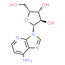 ChemSpider 2D Image | 3-(beta-D-Xylofuranosyl)-3H-imidazo[4,5-b]pyridin-7-amine | C11H14N4O4
