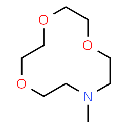 ChemSpider 2D Image | N-METHYLAZA-12-CROWN-4 | C9H19NO3