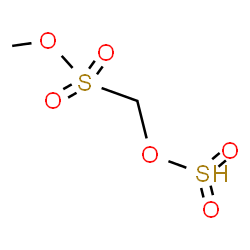 ChemSpider 2D Image | methyl (dioxo-$l^{5}-sulfanyl)oxymethanesulfonate | C2H6O6S2