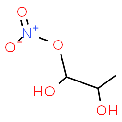 ChemSpider 2D Image | 1,2-Dihydroxypropyl nitrate | C3H7NO5