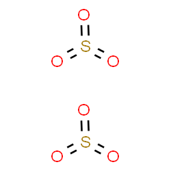 sulfur trioxide | O6S2 | ChemSpider