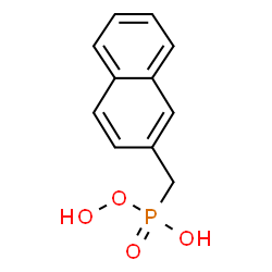 ChemSpider 2D Image | hydroperoxy(2-naphthylmethyl)phosphinic acid | C11H11O4P