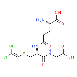 ChemSpider 2D Image | L-gamma-Glutamyl-S-(2,2-dichlorovinyl)-L-cysteinylglycine | C12H17Cl2N3O6S