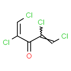 ChemSpider 2D Image | (1Z,4E)-1,2,4,5-Tetrachloro-1,4-pentadien-3-one | C5H2Cl4O