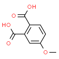 ChemSpider 2D Image | 4-Methoxyphthalic acid | C9H8O5
