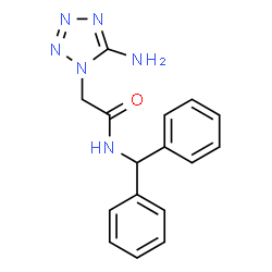 ChemSpider 2D Image | 2-(5-Amino-1H-tetrazol-1-yl)-N-(diphenylmethyl)acetamide | C16H16N6O