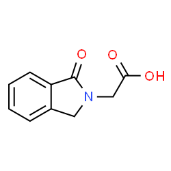 ChemSpider 2D Image | 2-(1-oxoisoindolin-2-yl)acetic acid | C10H9NO3