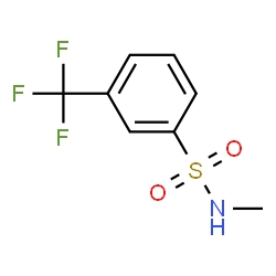 ChemSpider 2D Image | N-Methyl-3-(trifluoromethyl)benzenesulfonamide | C8H8F3NO2S
